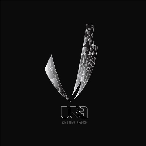 logo design concept for sport brand blanc and white