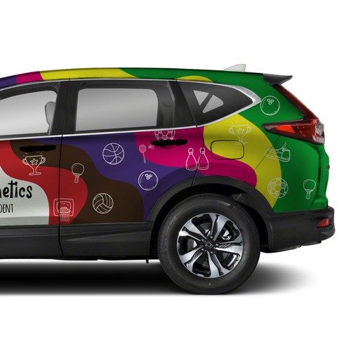 Funny & Colorfull Car Wrap