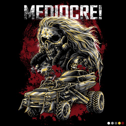 MAD MAX - Edgy t-shirt design based on Max Mad Fury Road villain and car