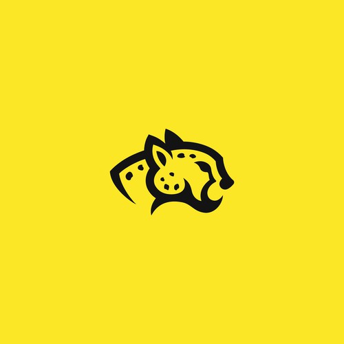 Cheetah head logo mark