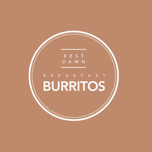 Best Damn Breakfast Burrito Logo