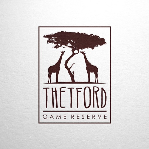 Logo for an upscale game reserve in Africa