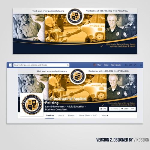 Facebook Cover for Peel Institute of Applied Policing