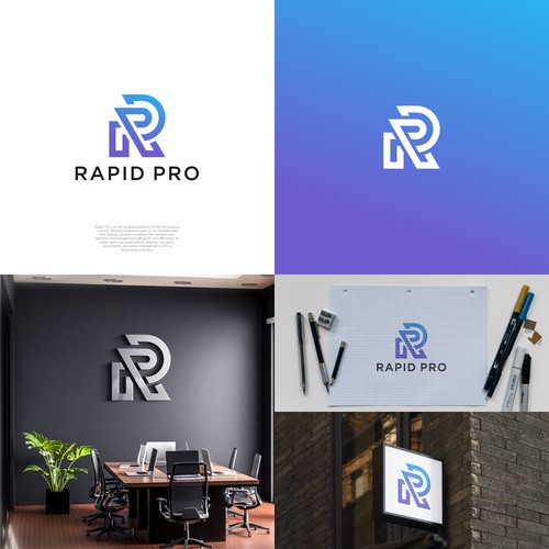 Rapid Pro (RP) Logo design.