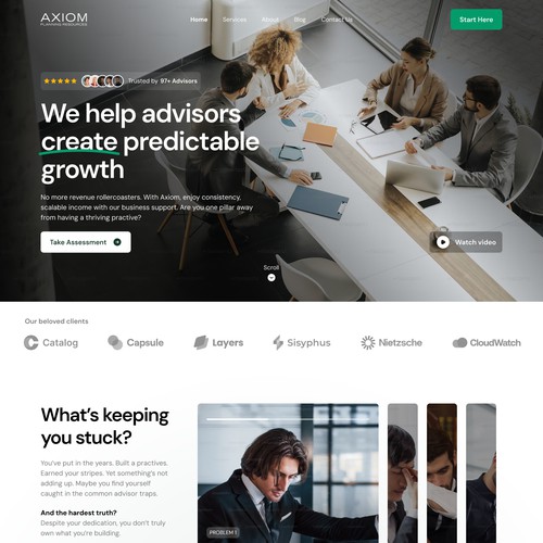 Business Advisor Website Design