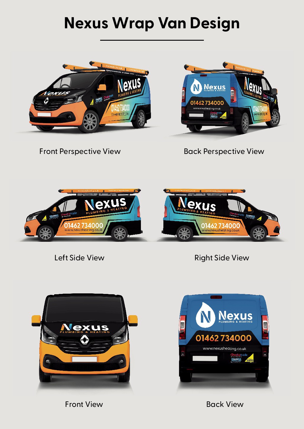 Nexus Wrap Black Van Design
