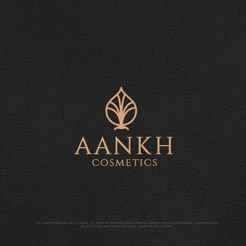 Create a sophisticated logo for a high end cosmetics brand