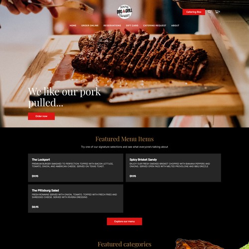 SQUARE ONLINE STORE | Design for South East BBQ