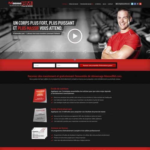 New landing page wanted for MasseRM.com