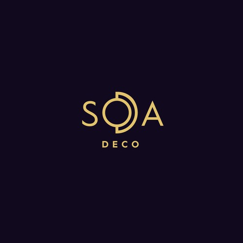 Soda Deco logo concept