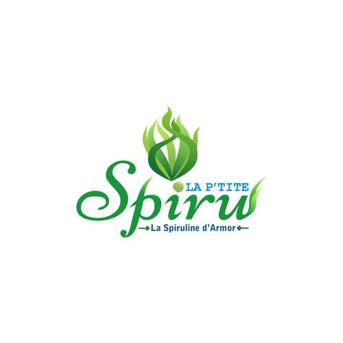 Bold logo concept for La p'tite Spiru