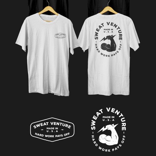 Sweat venture t shirt design