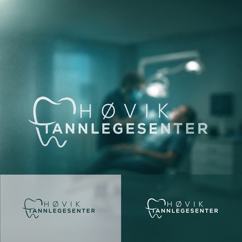 Minimal dental practice logo