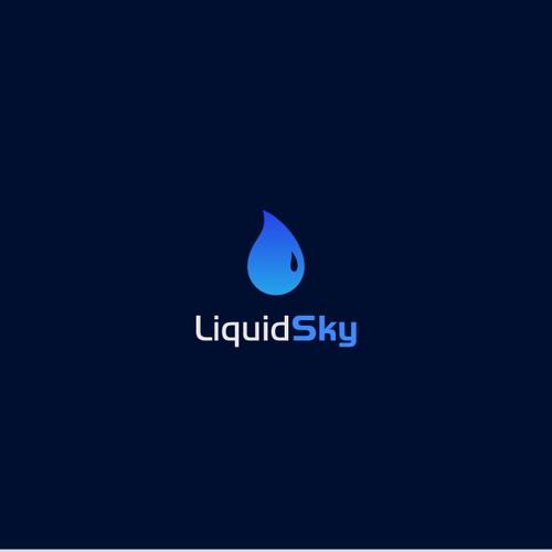 Water drop character for LiquidSky service