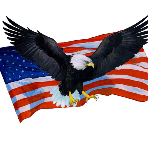 Patriotic eagle (2)
