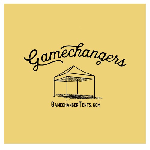 Logo concept for GameChanger Tents