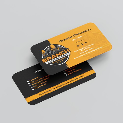 Branch Land Services Business Card