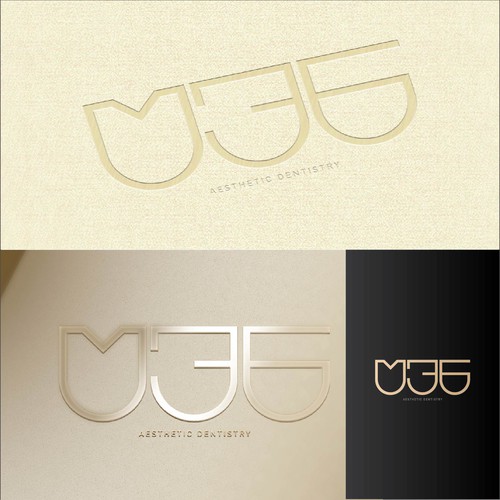 Modern Sophisticated Rejected logo For M36 Aesthetic Denstistry