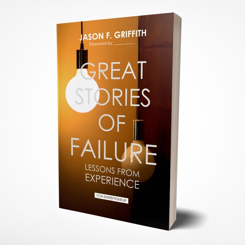 "Great Stories of Failure" book cover design