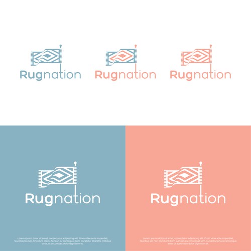 Rugs/Carpets Online Shop - A logo for "Rugnation"