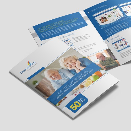  Modern and Emotional Brochure for Homecare Products