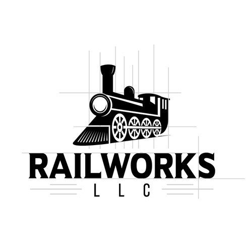 train logo design