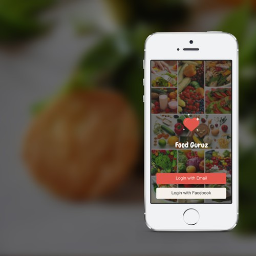 Create an app design for Foodguruz: The doctor's prescription for healthy eating out!