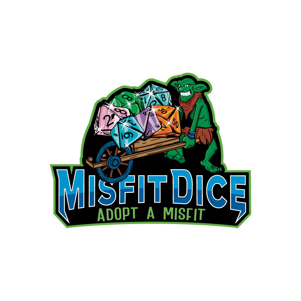 A new look for a D&D Dice Brand!  Come design MISFIT DICE!