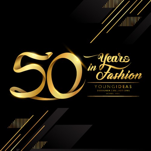 50 years in fashion Logo