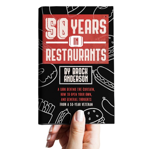 Restaurant Book Cover Design
