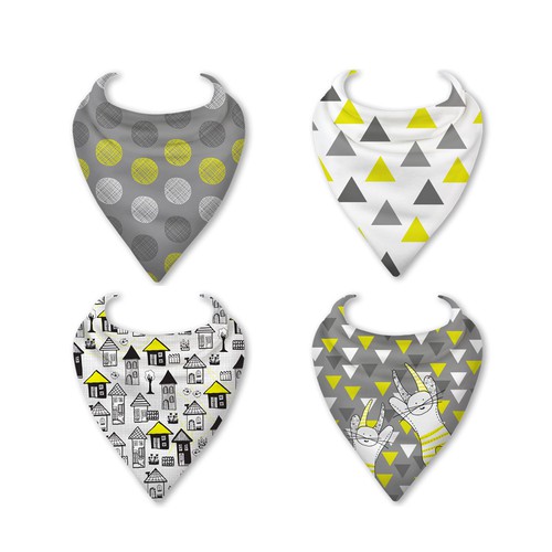 Urban baby bib design