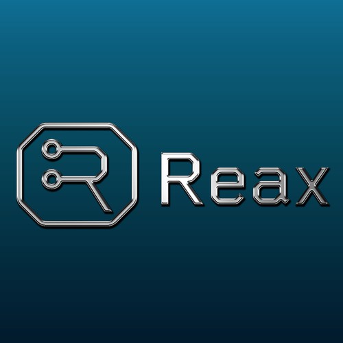 Create a company logo for Reax, a software development company