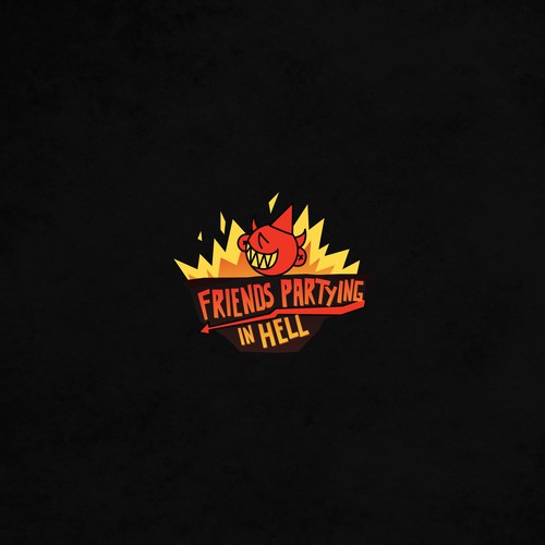 Friends Partying in Hell Podcast Logo