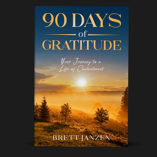 90 days of Gratitude Book Cover concept