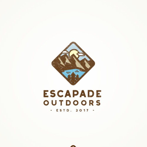 Logo concept for Escapade Outdoors