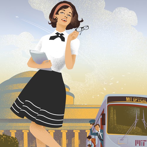 Poster to promote MIT Optical