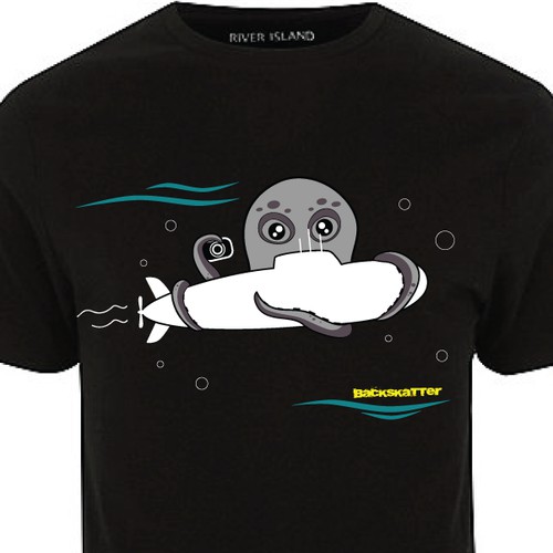 T-shirt Design for underwater Photography company