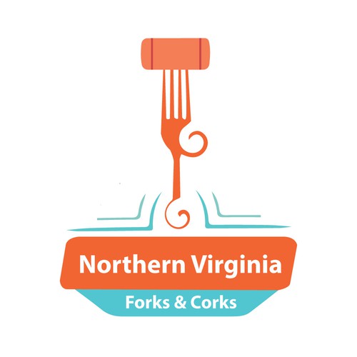 Northern Virginia Forks & Corks -Logo