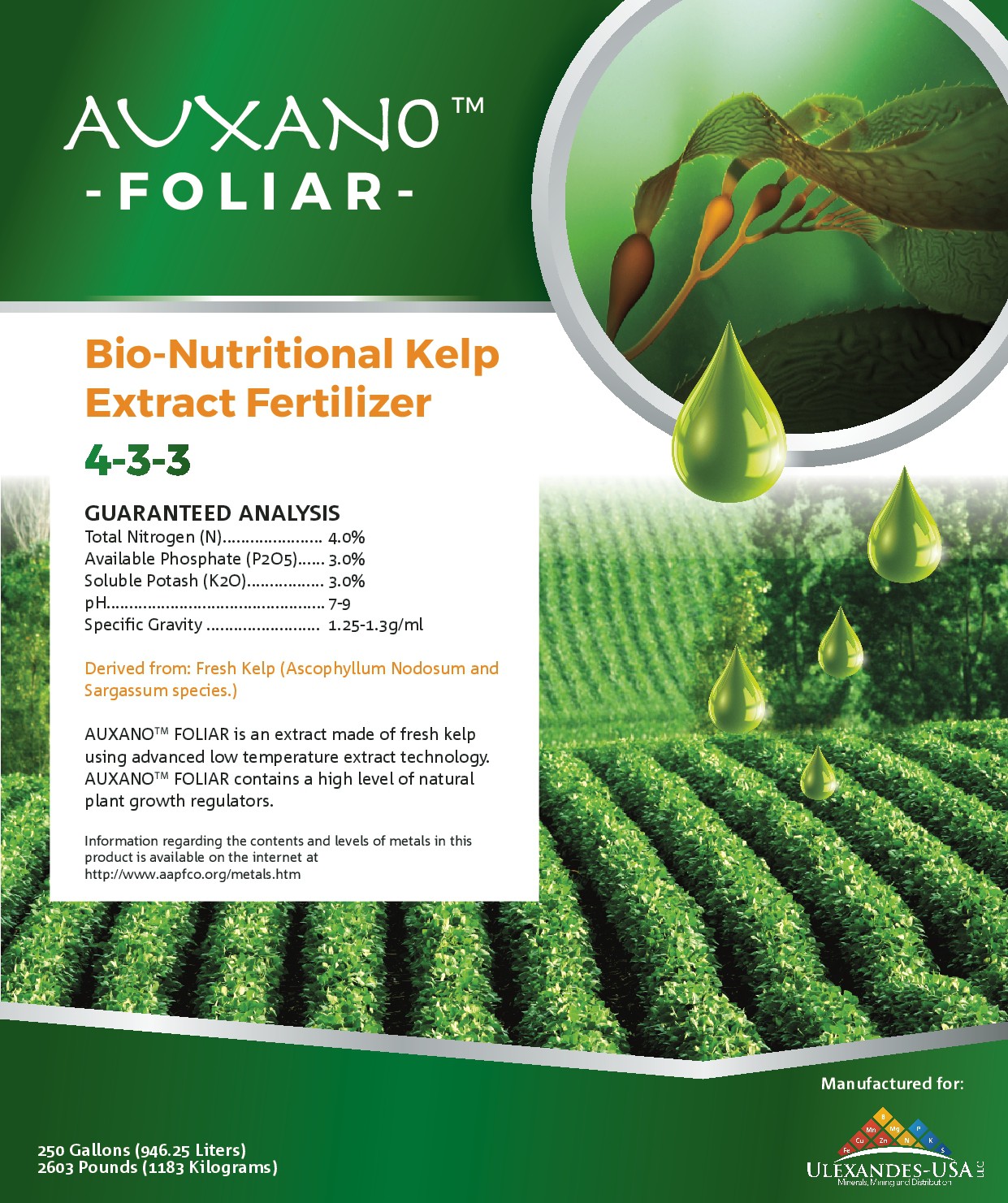 AUXANO FOLIAR