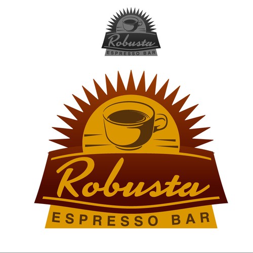 ROBUSTA ESPRESSO BAR  needs a new logo