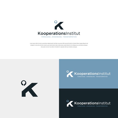 modern, stylish, minimal logo for an institute for cooperation