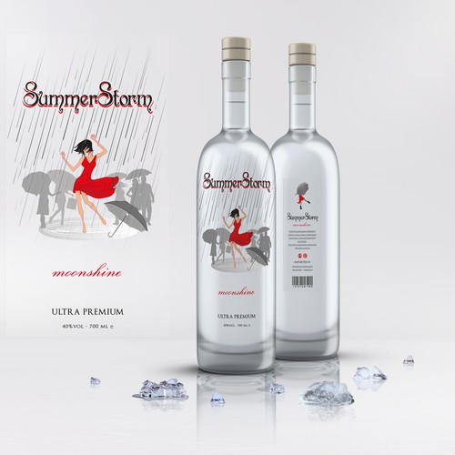 Summer Storm - label design