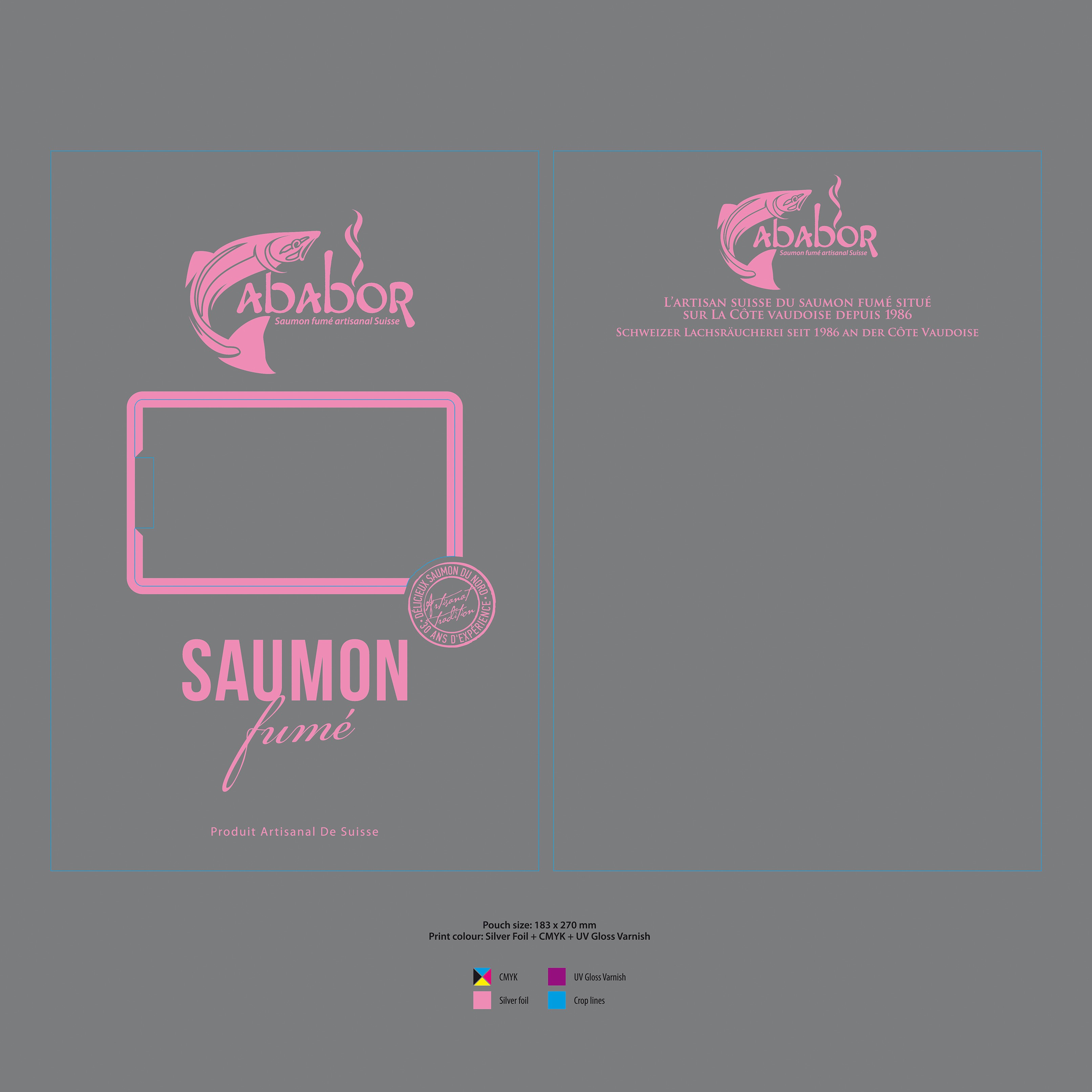 Pochette saumon fumé