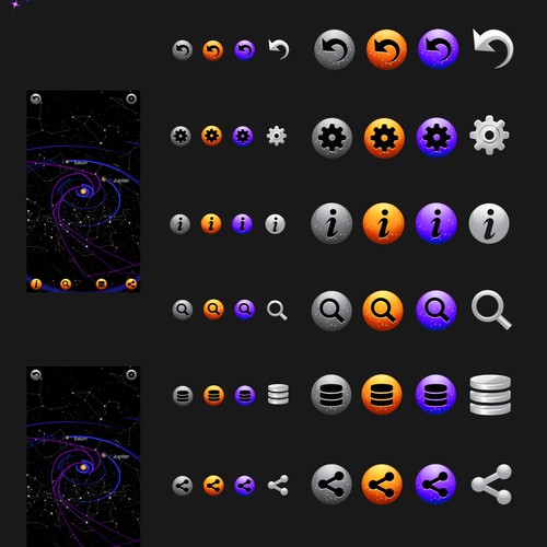 The Exoplanet App needs a couple of new icons