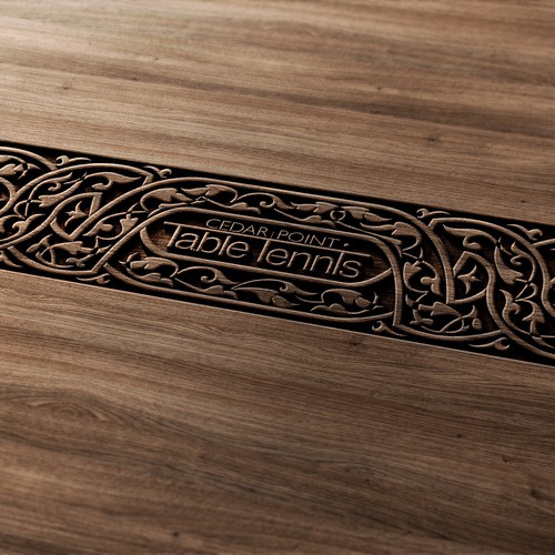 Cigar Box art design for table tennis company 2
