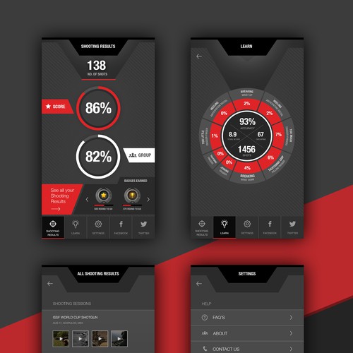 Digital Shooting App Design