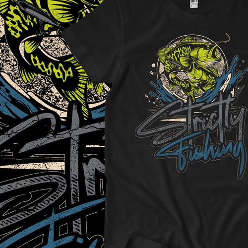 Fishing design shirt 