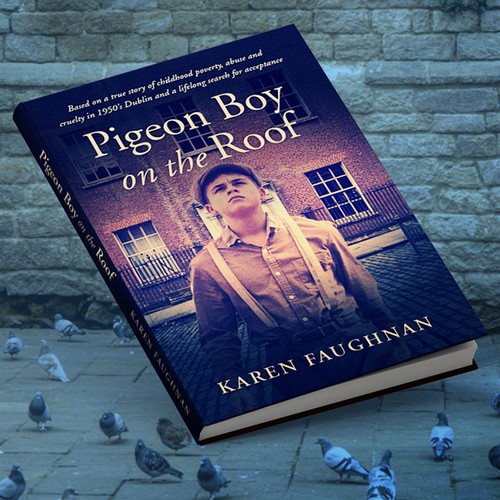 Pigeon Boy on the Roof by Karen Faughnan