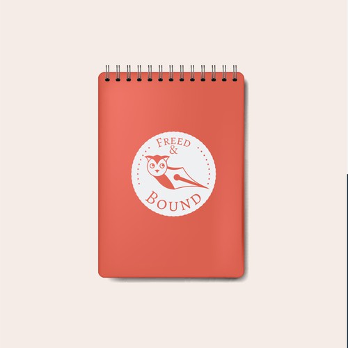 Freed & Bound - notebook logo design