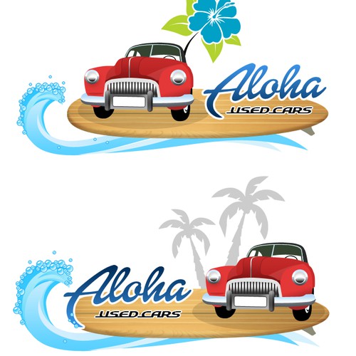 Create a local Hawaiian Style logo for a Used Car business!